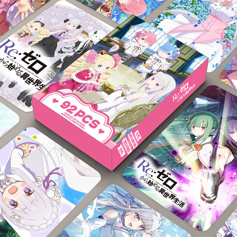 92pcs อะนิเมะ Manhwa มังงะ Lomo การ์ด Tokyo Ghoul สีดํา Clover การ์ตูนสติกเกอร์ Photocards Death Not