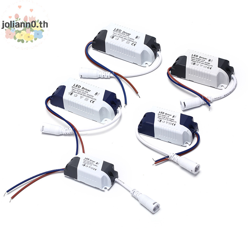 Joliann0 ไดร์เวอร์ led หม้อแปลงไฟ led อะแดปเตอร์จ่ายไฟสําหรับหลอดไฟ led/หลอดไฟพลาสติก th