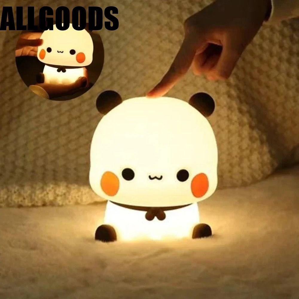Allgoods Bubu Dudu Led Night, USB ชาร์จ Dimming ข้างเตียง Night Light,เดสก์ท็อปเครื่องประดับการ์ตูนซิลิโคนนุ่ม Sleep Night โคมไฟเด็กทารก