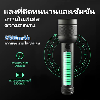 Philips กันน้ํา IP55 แสงที่แข็งแกร่งไฟฉายลําแสงยาวกันน้ําป้องกันตัวเองขี่ชาร์จไฟเดินทางกลางแจ้ง SFL2186R-56/SFL6166R-56