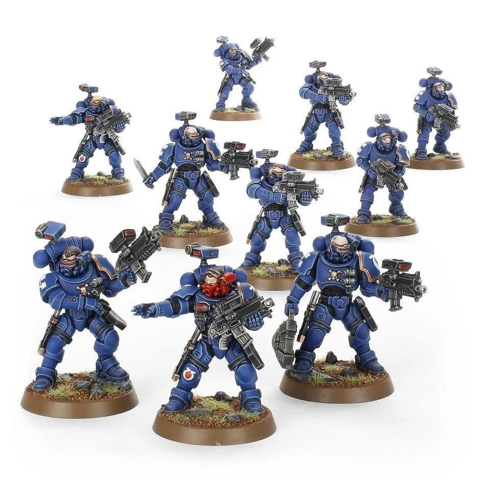 Space Marines E479 Primaris Infiltrators 5 Man Two Options โมเดลเรซิ่นสามมิติ