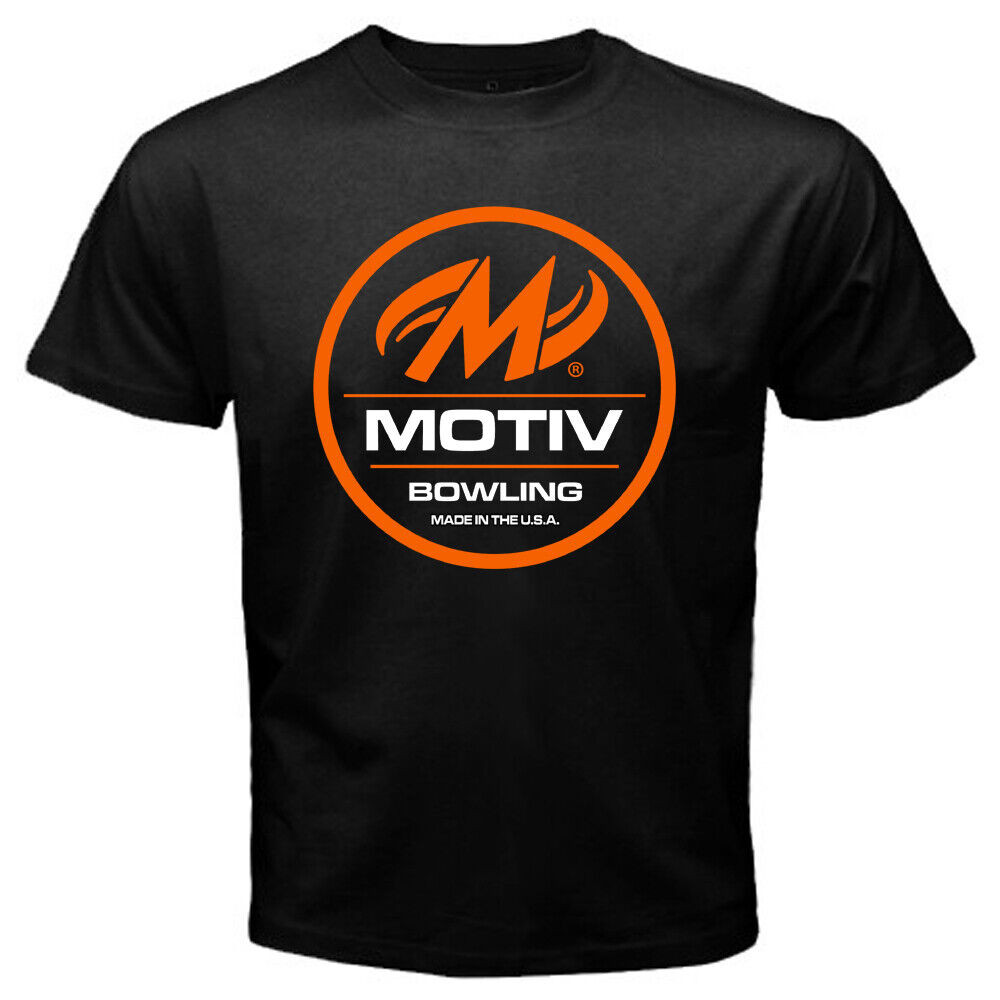 Motiv Bowling Bowlers เสื้อยืดสีดําผู้ชาย