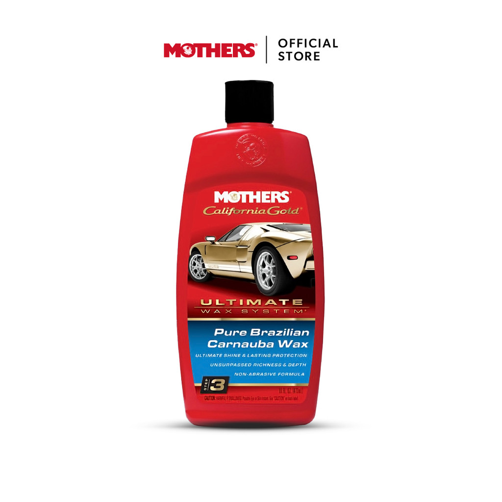 Mothers® California Gold Pure Brazilian Carnauba Wax คาร์นูบาแว็กซ์ธรรมชาติ 100% (473 ml)