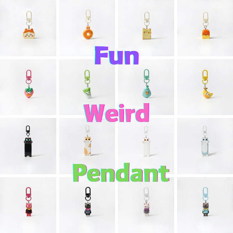 ตลกกระเป๋าจี้แมวพวงกุญแจน่ารักกระเป๋านักเรียน เพ็นเดนท์ นักเรียนจี้ของขวัญน่ารักเรซิ่นจี้