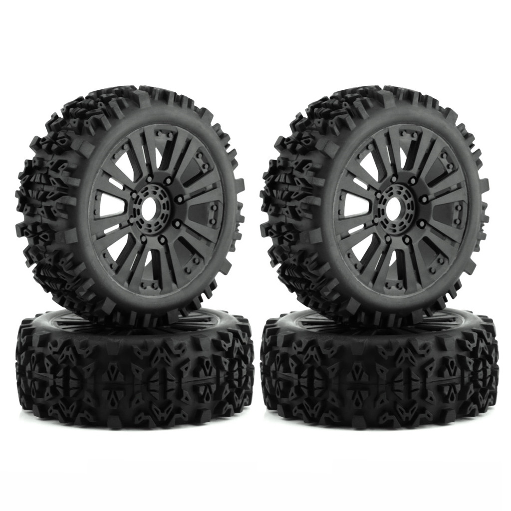 4pcs 120 มม.1/8 RC Off-Road Buggy ล้อยาง 17 มม.Hex สําหรับ ARRMA Typhon Talon Traxxas Redcat ทีม Losi Kyosho HPI HSP VRX RC รถ ราคา ถูกที่สุด ดีลบีเคเค แกลเลอรีภาพที่ 3