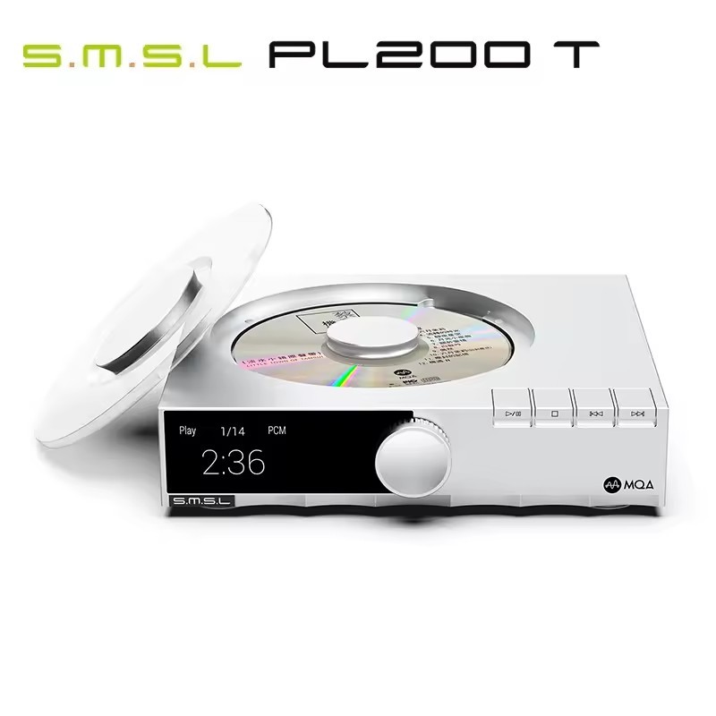 Smsl PL200T MQA-CD เครื่องเล่นซีดีดิจิตอลรองรับอินพุต USB MQA Self-Devloped PASS ระบบเซอร์โว