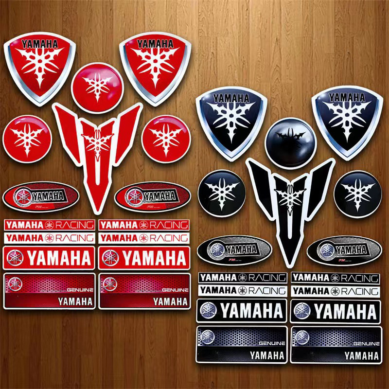 ยามาฮ่า ยามาฮ่ารถจักรยานยนต์ไฟฟ้าสติกเกอร์ตกแต่งสะท้อนแสงบุคลิกภาพสติกเกอร์กันชนรถจักรยานยนต์ตัวรถการปรับเปลี่ยนสติกเกอร์