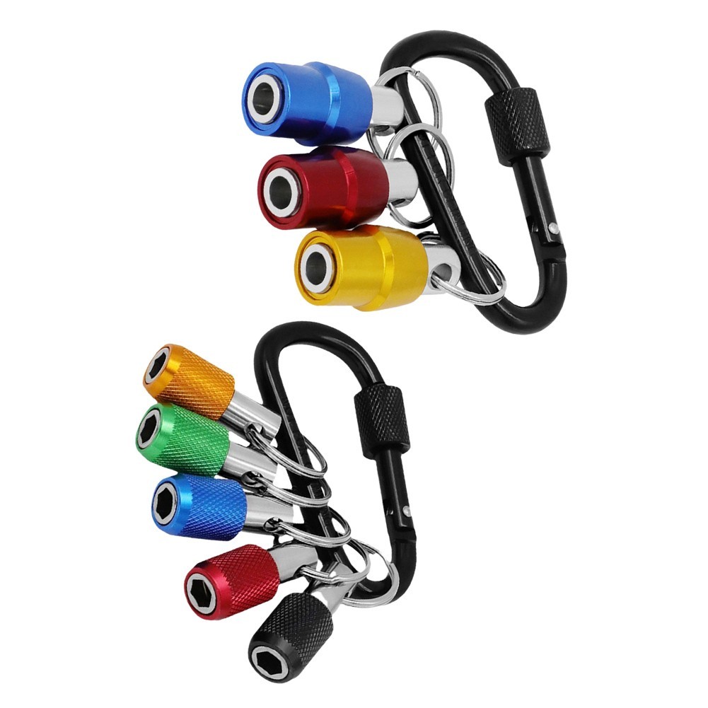 ที่วางดอกไขควง Hex Shank พร้อมพวงกุญแจสําหรับอุปกรณ์เสริมแบบปลดเร็ว