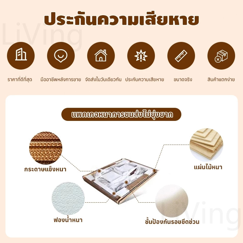 Living กระจกตกแต่งห้อง ที่แขวนเอนกประสงค์ mirror ราวแขวนไม้ ไม้สนแท้ หมุนได้ 360 องศา รูปแบบมินิมิมอล สไตล์เกาหลี ราคา ถูกที่สุด ดีลบีเคเค แกลเลอรีภาพที่ 8
