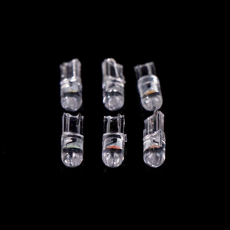 # ขาย # 10PCS ใหม่ T5 LED Super Bright Cob ไฟ Wedge Dashboard Gauge รถคําเตือนตัวบ่งชี้เครื่องมือ Cluster โคมไฟ