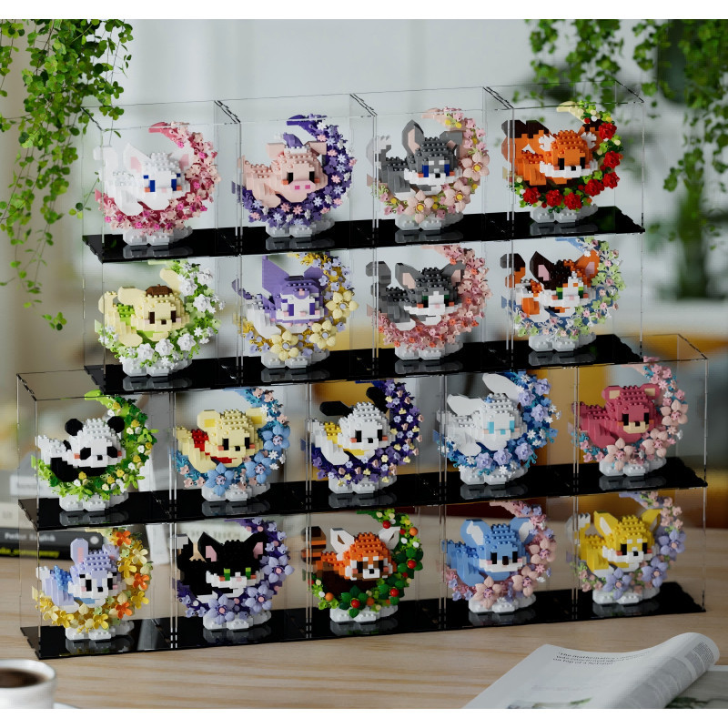 18 สไตล์ตัวต่อสัตว์สุดน่ารัก พร้อมดีไซน์ดอกไม้รอบตัว เสริมจินตนาการไม่มีที่สิ้นสุดDIY - รูปที่ 2