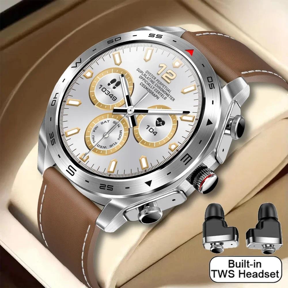 T95 สมาร์ทวอทช์พร้อมหูฟัง การเชื่อมต่อบลูทูธไร้สาย 2-in-1 คุณภาพเสียงการโทรบลูทูธสําหรับผู้ชายและผู้