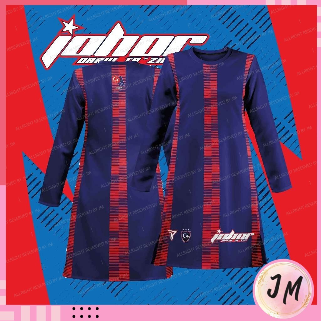 JERSEY MUSLIMAH FAZZ JDT02 - ANAK J0H0R D4RUL T4ZIM HOME พิเศษพัดลมทํา