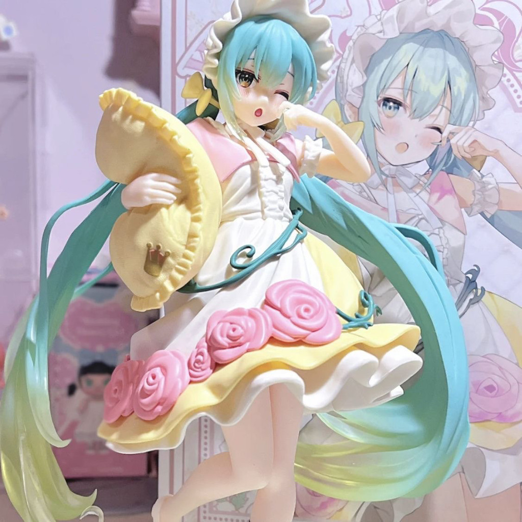 New Product#Hatsune Miku Figure Fairy Tale Wonderland Sleeping Beauty Bunny Hatsune Prize Anime Figu