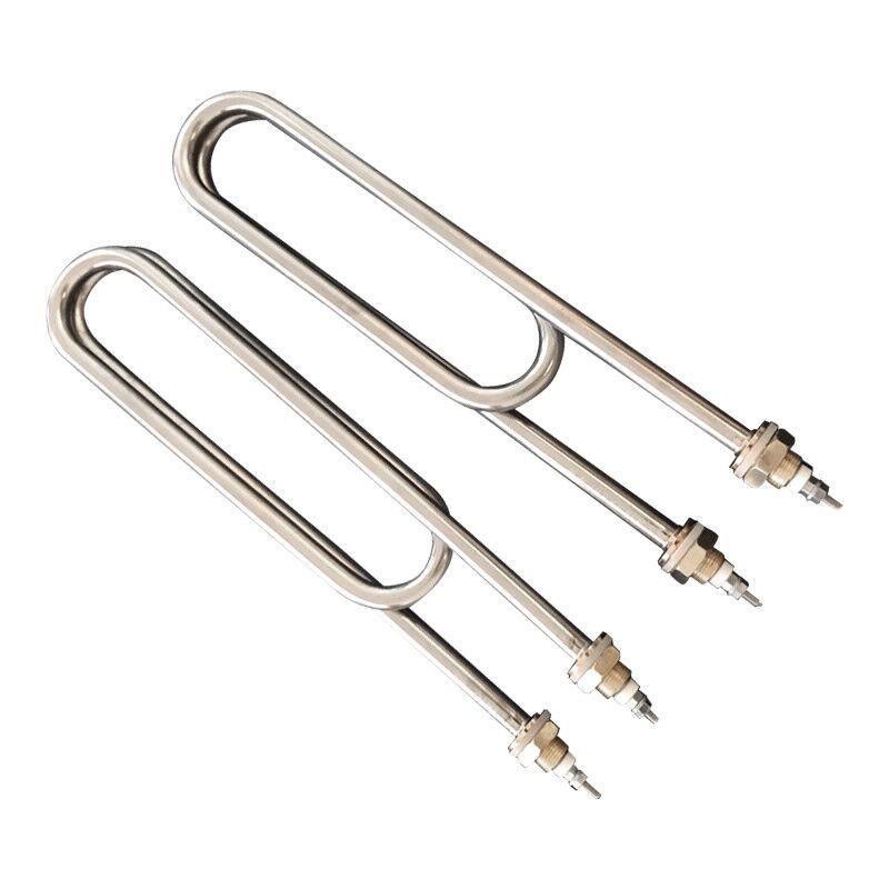 🔥   ฮีตเตอร์ท่อตัวยูคู่ 3-4KW สำหรับตู้นึ่งข้าว/รถนึ่ง [220V/380V] สแตนเลสทนความร้อน+ แกนร้อนแรงไว