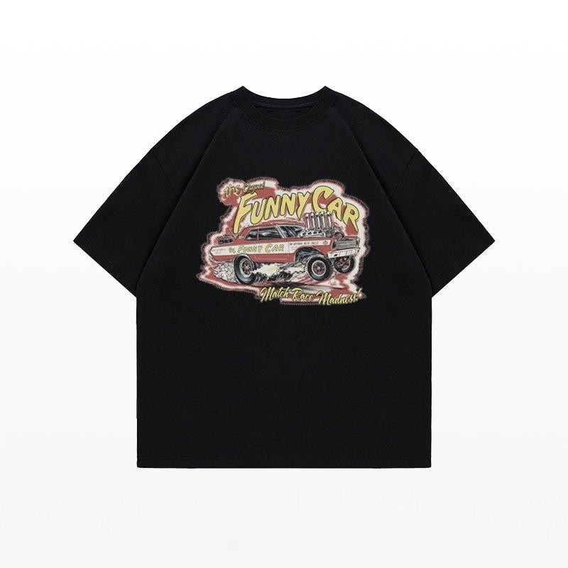 (จัดส่งตลอด 24 ชั่วโมง)เสื้อยืด Oversize เสื้อยืดวินเทจสีชมพู Jamieson’s สไตล์เกาหลี คอตตอน 100% - รูปที่ 7