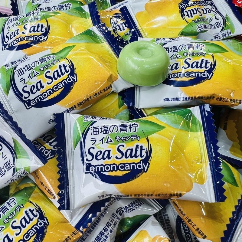 Sea Salt Lemon Candy Nadu Hand-Made Influencer Fruit Hard Candy Bulk Wedding Celebration Candy Fruit