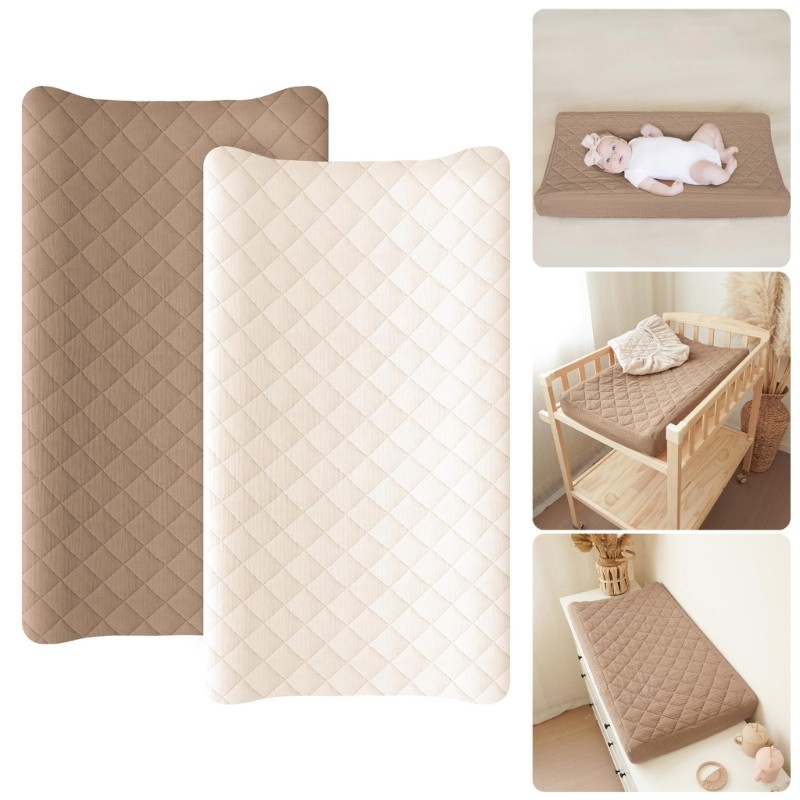 Mya 1 ชิ้นหรือ 2 ชิ้นผ้าอ้อมเด็กเปลี่ยน Pad Sleeve Reusable Nappy Changer Cover Soft Breathable ผ้าอ