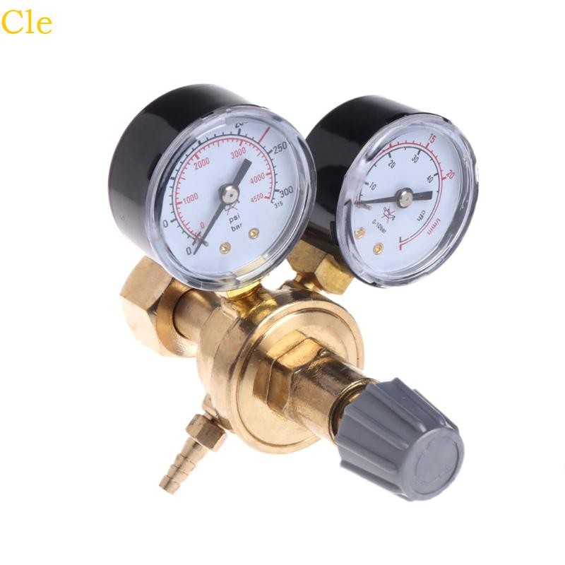 Cle Argon CO2 Mig Tig Flow Meter ตัวควบคุมแก๊สสําหรับคาร์บอนและจ่าย