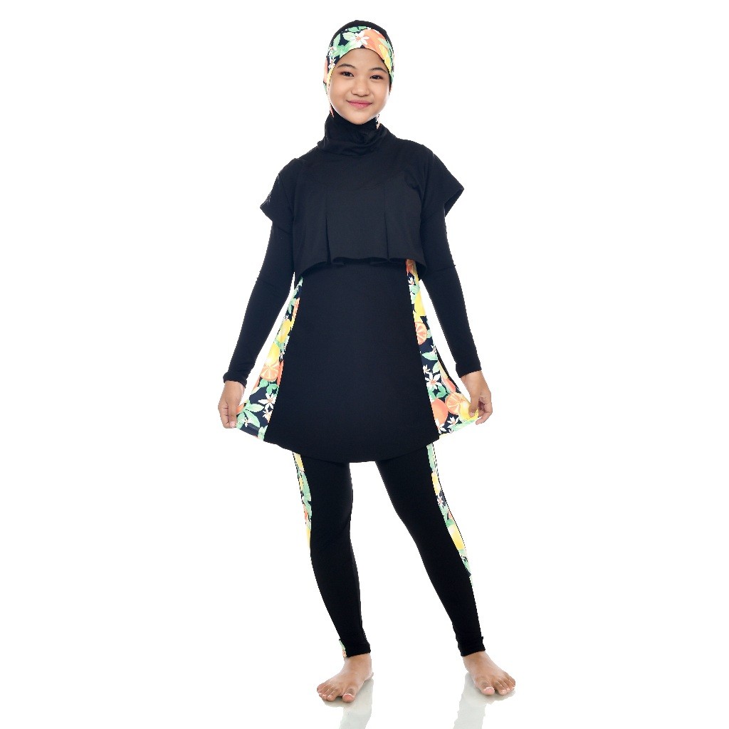 SYARI MUSLIM SWIM SUIT สําหรับ CHILDREN AGED 9-15 ปี – องค์ประกอบ/JUNIOR HIGH SCHOOL ชุดว่ายน้ํา