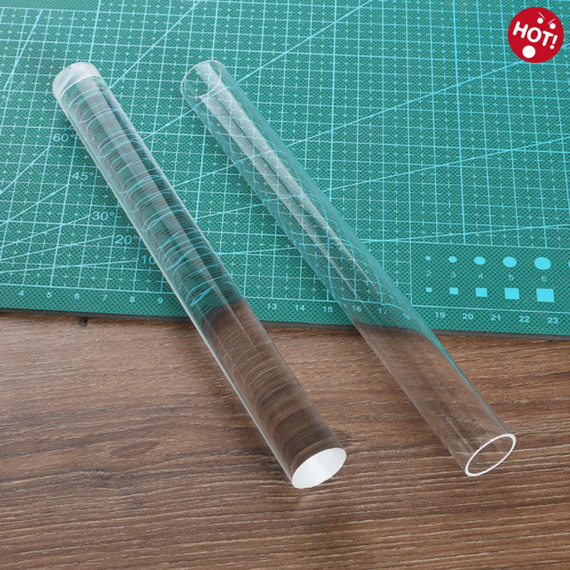 2PCS อะคริลิค Roller Rod คู่มือ Clay M เครื่องมือ DIY การสร้างแบบจําลอง Clay Extruder กระบวนการเครื่องมือ<LKSG3.18>