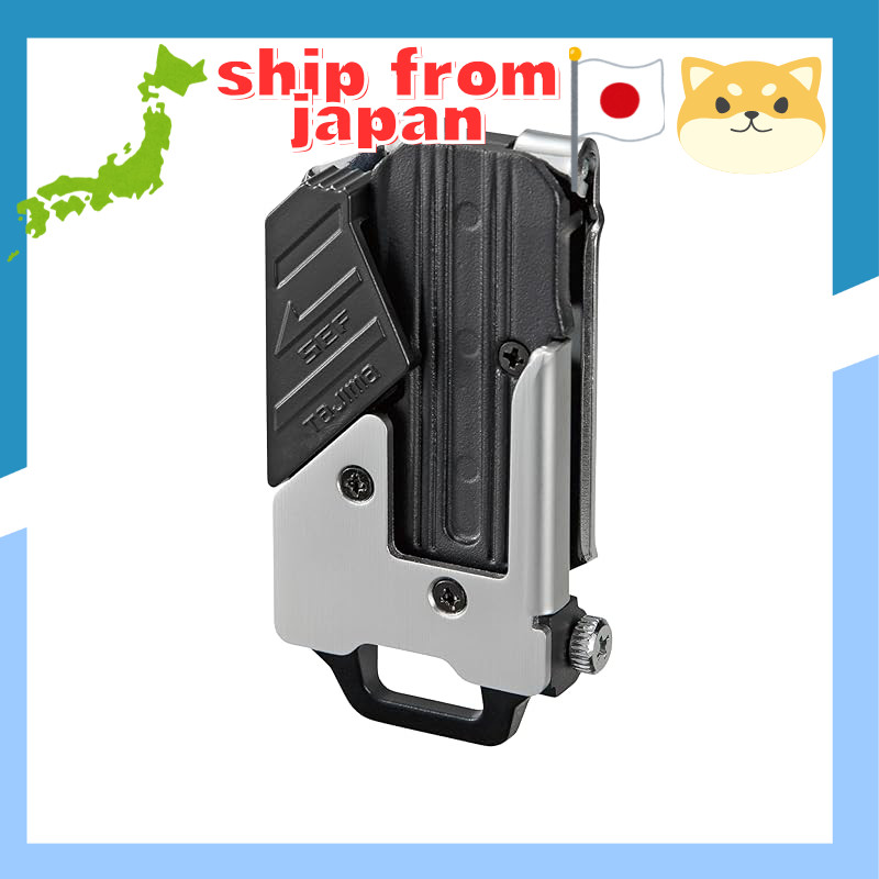 Tajima Safe System Left-hand Metal Holder Body Belt SF-MLHLD: More than three times the strength compared to resin (according to our tests). Space-saving design that allows insertion across belt loops. Features a rib structure to prevent horizontal displa