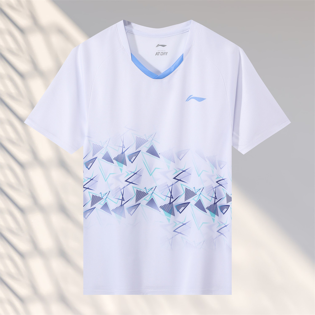 ในสต็อกจัดส่งฟรี 2025 ใหม่ มือโปร เสื้อแบดมินตันแห้งเร็วทัวร์นาเมนต์การฝึกอบรมสวมใส่โลโก้ที่กําหนดเอ