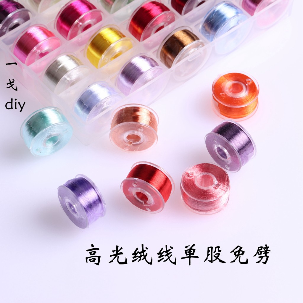 ด้ายดอกไม้ห่อไฮไลท์ขนาดเล็ก ด้ายกำมะหยี่ ดอกโฮสต้า ไหมไฮไลท์ DIY วัสดุทำกิ๊บติดผมสไตล์โบราณ อุปกรณ์ฮั่นฟู