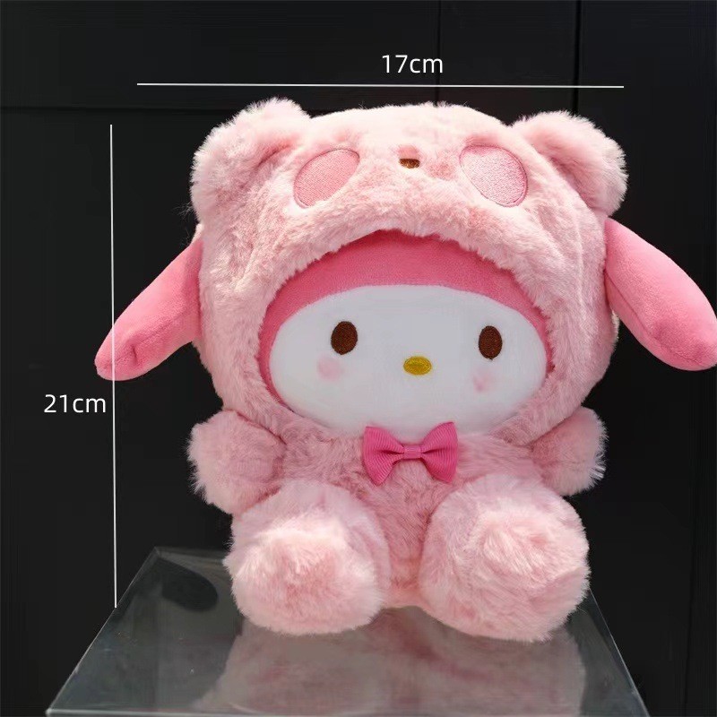 8inch อะนิเมะ Sanrio ตุ๊กตาของเล่นตุ๊กตา Kawaii Hello Kitty Kuromi My Melody Cinnamoroll การ์ตูน