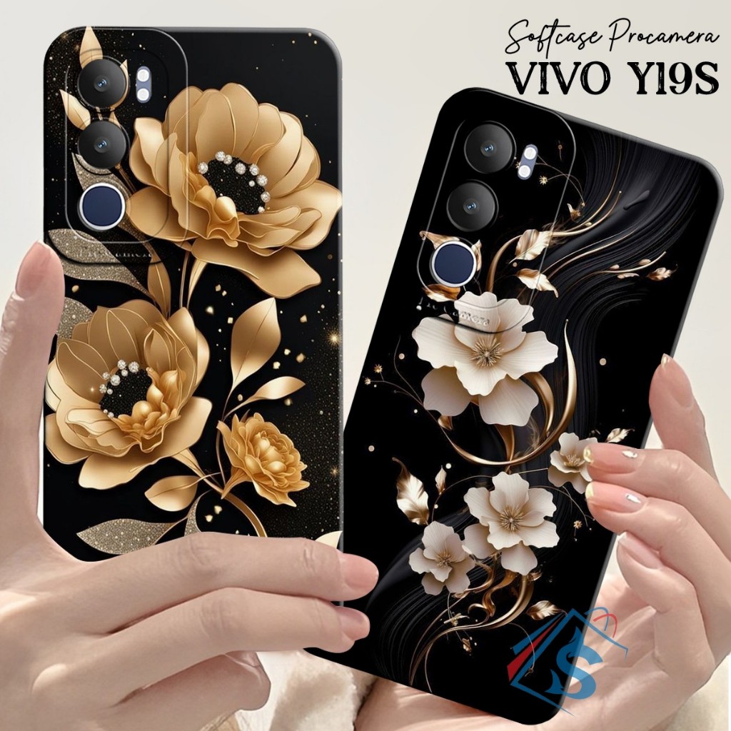 HP [SHARKCASE] Softcase For Vivo Y19S 4G 2024 / Y03 / Y03T / Y18 / Y28 / Y17S / Y27S / Y27 4G / Y27 