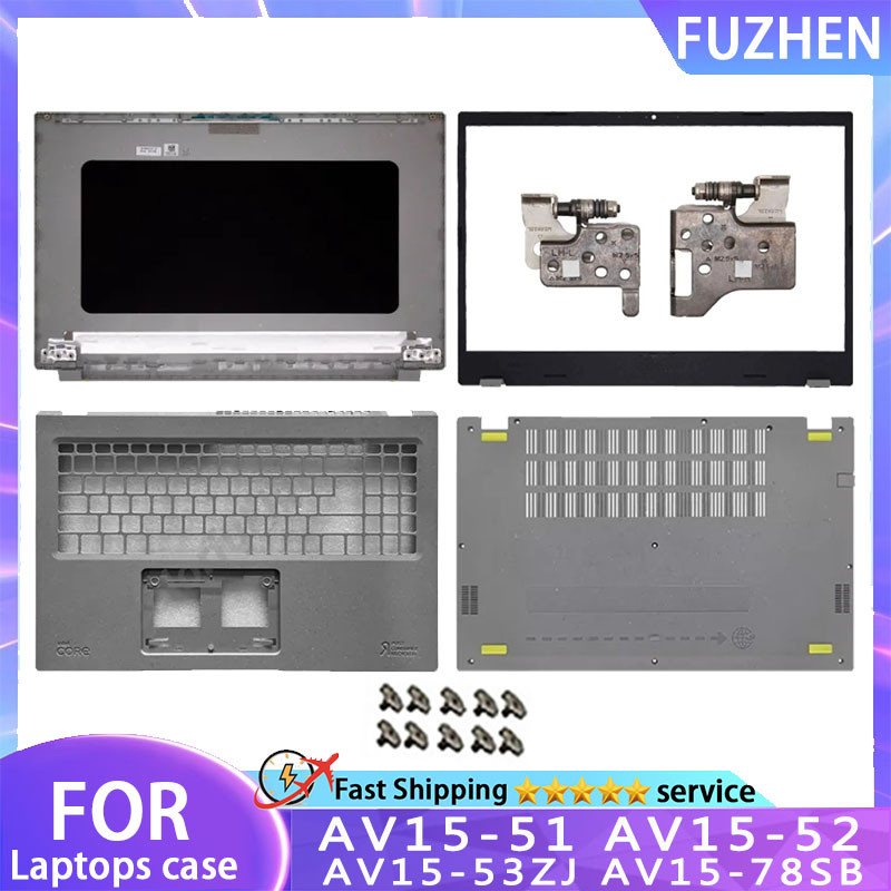 ใหม่สําหรับ Acer Aspire AV15-51 AV15-52 AV15-53ZJ AV15-78SB แล็ปท็อปปกหลัง LCD ด้านหน้า Bezel Palmre