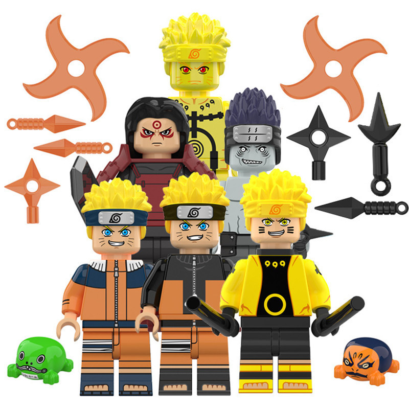 Kdl บล็อกตัวต่อฟิกเกอร์การ์ตูนญี่ปุ่น Hokage Narutoes ขนาดเล็ก ของขวัญ ของเล่นสําหรับเด็ก