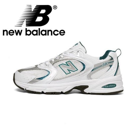 New Balance NB 530 รองเท้าผ้าใบ สีขาว สีเขียว สําหรับผู้ชาย ผู้หญิง 2024