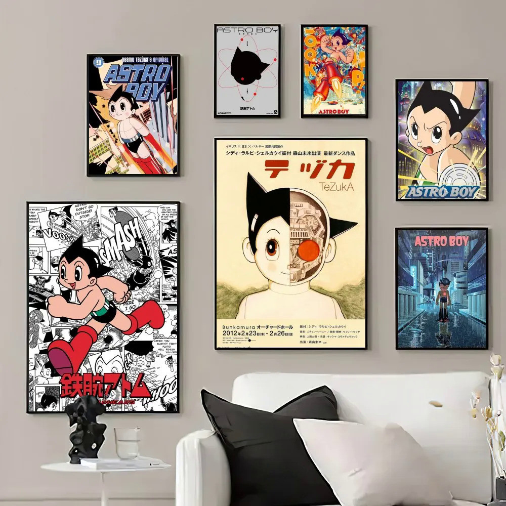 Astro Boy โปสเตอร์พิมพ์ภาพผนังห้องนั่งเล่นตกแต่งบ้าน 4OAG