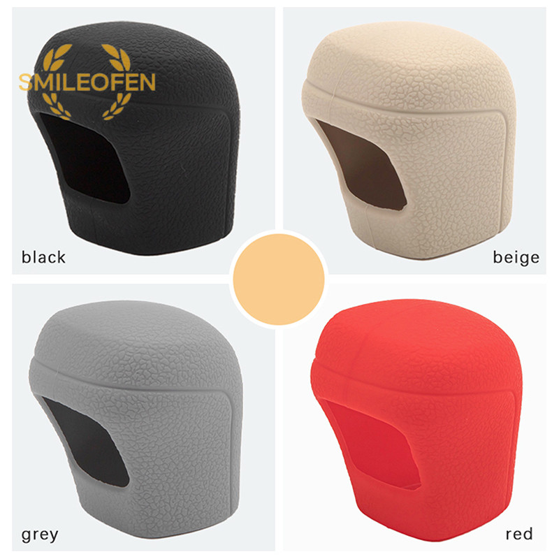 [Smileofen] ปลอกซิลิโคนหุ้มหัวเกียร์รถยนต์ อัตโนมัติ กันลื่น