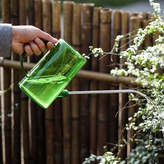 Longe 1 ชิ้นรดน้ําสามารถ,ที่ถอดออกได้ยาว Spout 1L/1.5L รดน้ํากาต้มน้ํา,ดอกไม้กระถางดอกไม้ปากยาวขนาดใหญ่ความจุสวนรดน้ําขวดโฮมออฟฟิศสวนกลางแจ้งสนามหญ้า