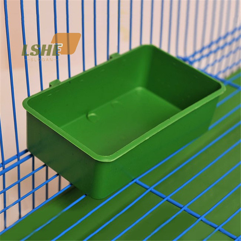 [LSHE] กล่องอาหารนกแก้ว สีเขียว สร้างสรรค์ สําหรับอาบน้ํา