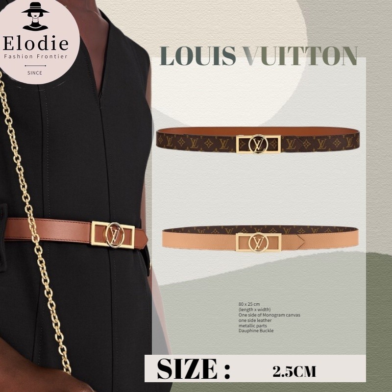 Louis Vuitton DAUPHINE เข็มขัดแฟชั่น อเนกประสงค์ 25 มม. M8YM