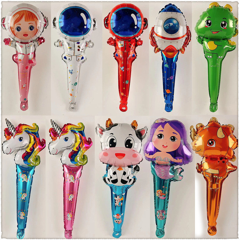 【พร้อมส่ง】ลูกโป่งฟิล์มอลูมิเนียม รูปการ์ตูนยูนิคอร์น 60 ซม. ของเล่นสําหรับเด็ก