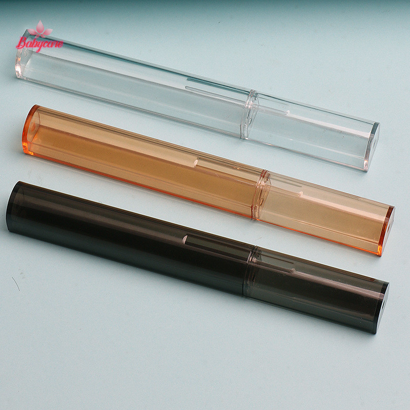 Byce> ใหม่ กล่องเก็บแปรงแต่งหน้า ดินสอเขียนคิ้ว แบบใส พร้อมฝาปิด แบบพกพา