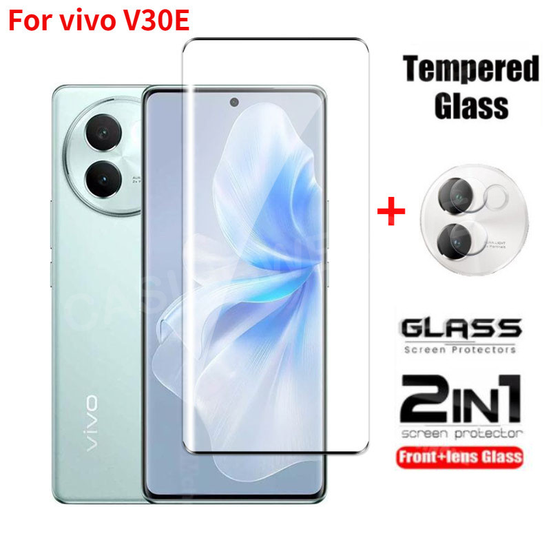 ฟิล์มกระจกนิรภัยกันรอยหน้าจอ และเลนส์กล้อง 2in1 สําหรับ Vivo V30e 5G Vivo V30e VivoV30e VivoV30 E Vi