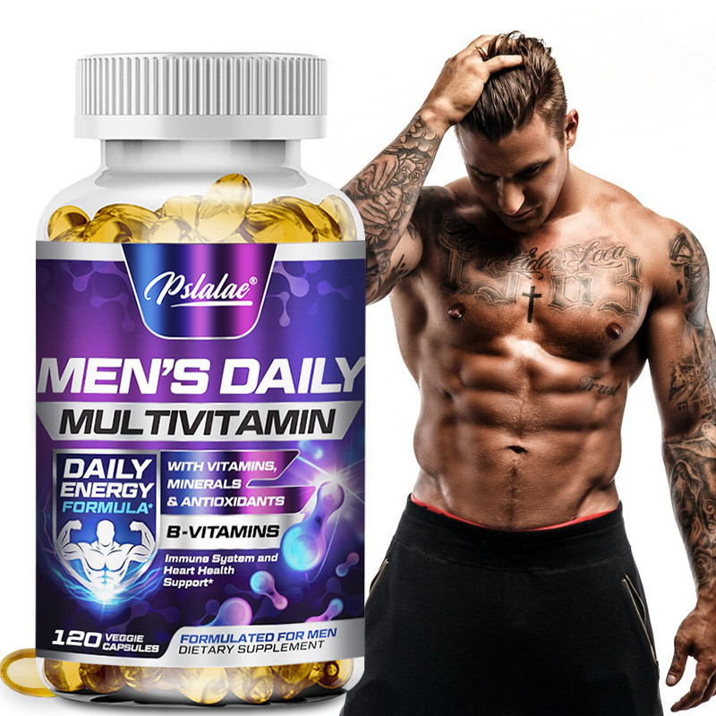 Pslaae Men 's Daily Multivitamin - อาหารเสริมวิตามินและแร ่ ธาตุ - การสนับสนุนภูมิคุ ้ มกัน