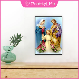 【PL พร ้ อมส ่ ง 】คริสตัลครอสติช การ ์ ตูนภูมิทัศน ์ ทางศาสนา 5D DIY ภาพวาดเพชรคริสตัลปักครอสติชเพชรรอบเต ็ มรูปแบบโมเสคเพชรเย ็ บปักถักร ้ อยชุด Rhinestone ตกแต ่ งบ ้ าน 30x40 ซม .