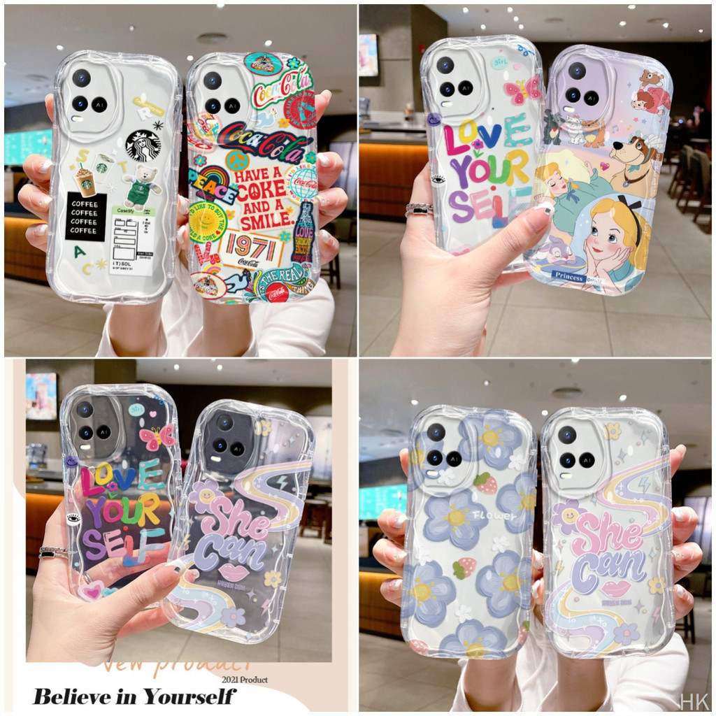 เคส Vivo Y33S vivo Y33T vivo T1X การ์ตูนอะนิเมะซิลิโคนโทรศัพท์กรณี TY2