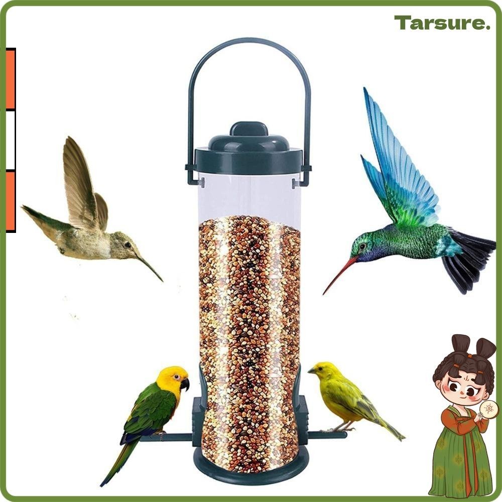 Tarsureth เครื่องให้อาหารนก แบบแขวนอัตโนมัติ หลายรู สําหรับสัตว์เลี้ยง 1 ชิ้น
