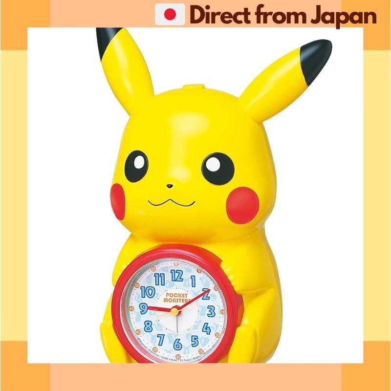 [โดยตรงจากญี ่ ปุ ่ น ] Seiko นาฬิกานาฬิกาปลุกนาฬิกานาฬิกาตัวละครกระเป ๋ ามอนสเตอร ์ Pikachu นาฬิกาปลุกพูดคุย 232X159X121 มม . Jf384A
