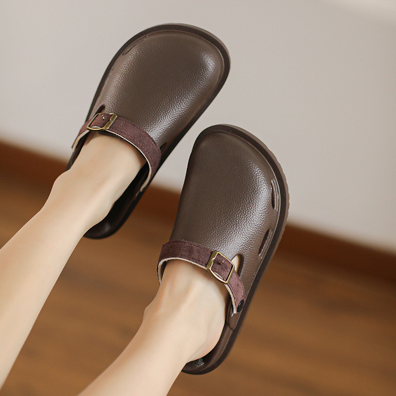 AYUER ฤดูร ้ อนกลางแจ ้ งรสจืด EVA รองเท ้ าแตะระบายอากาศ Unisex