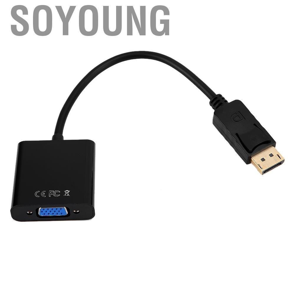 Soyoung Small Elegant Appearance DP To VGA Adapter PCs TV Receivers For