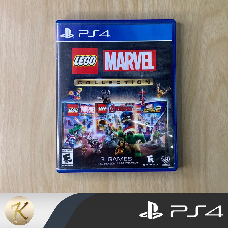 แผ่นเกมส์ PS4 : Lego Marvel Collection 3 ภาค เล่นได้ 1-2 คน (มือ2) สินค้าพร้อมจัดส่ง