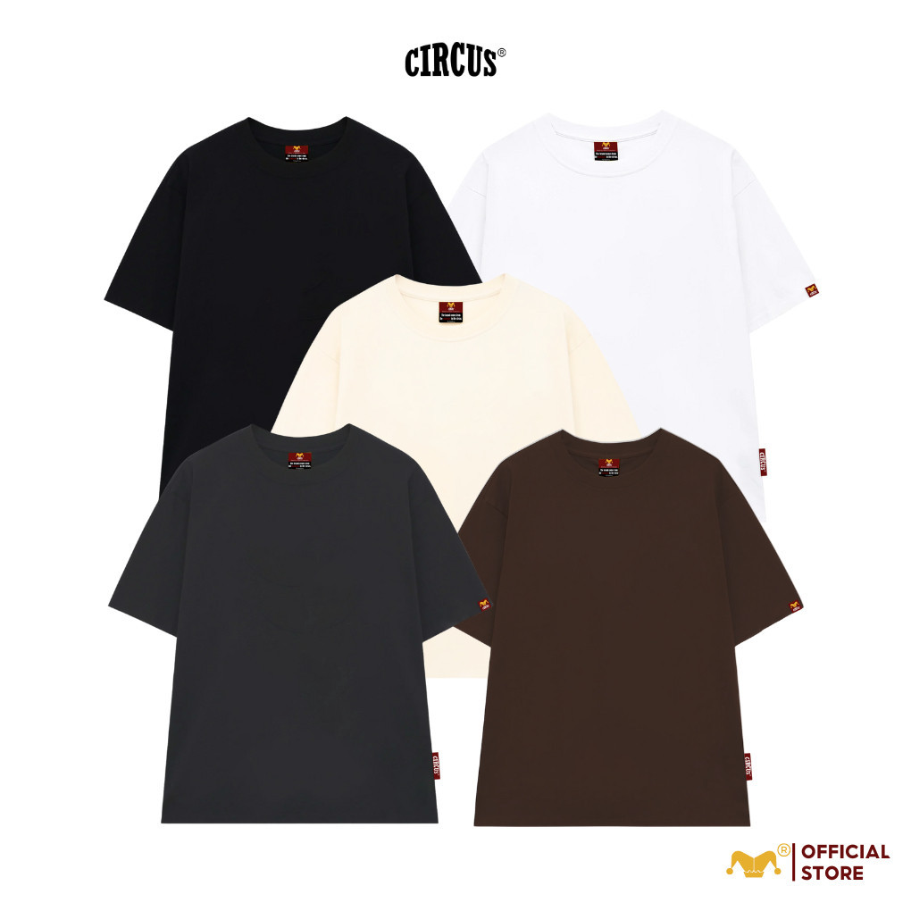 เสื้อยืด unisex oversize ใหม่ แบรนด์ท้องถิ่น ผ้าฝ้าย 100% - CODE BASIC B00 CIRCUS